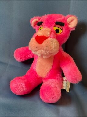 1980's vintage Pink Panther plush by Mighty Star